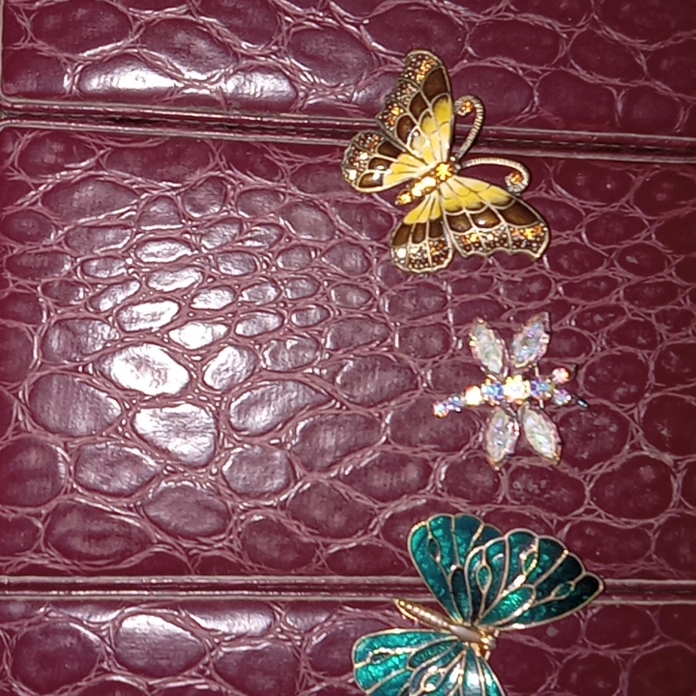 Butterfly brooch set of 3